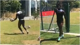 Balotelli sfida Marcelo, Insigne e gli altri amici