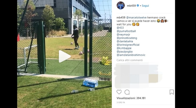 Feeling azzurro: Balotelli prende in giro Insigne