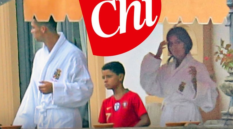 Cristiano Ronaldo, relax al lago di Como: il look non passa inosservato