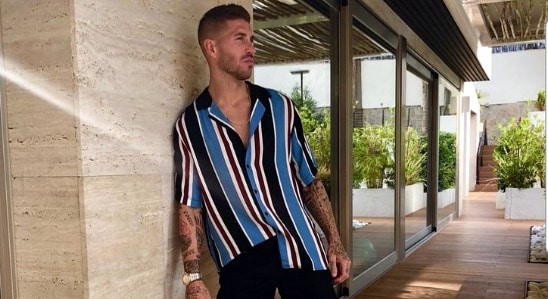 Sergio Ramos con la camicia blucerchiata: la Sampdoria ci prova...