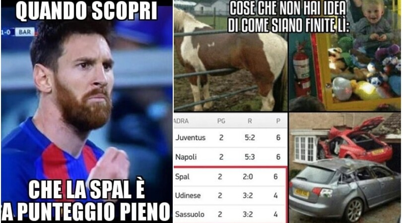 La favola della Spal capolista fa sognare i social