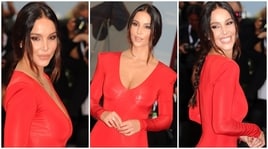 Il nude look di Paola Di Benedetto incanta Venezia