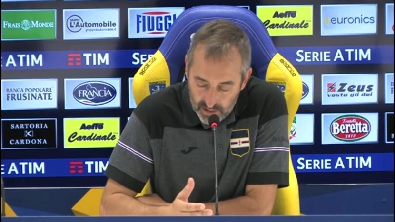 Giampaolo: "Dedichiamo la vittoria a Sabatini"
