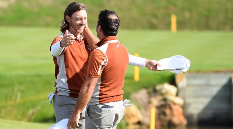 Golf, Ryder Cup: Molinari da record, tris su Woods. Europa prende il largo