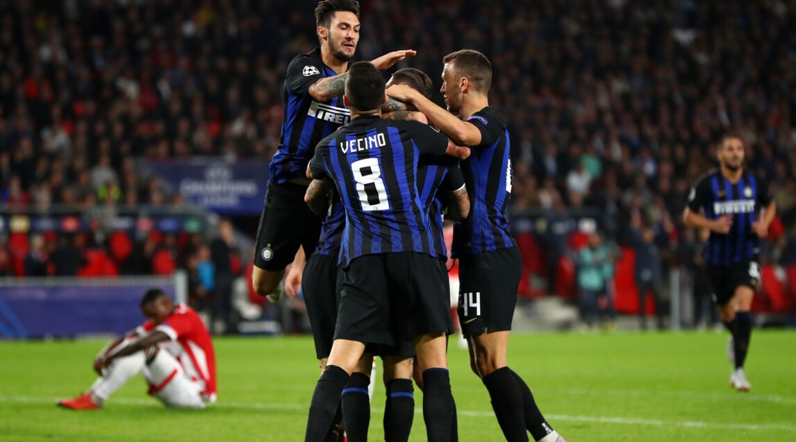 Psv-Inter 1-2: Nainggolan e Icardi in rimonta