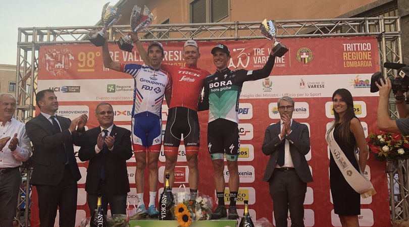 Tre Valli Varesine, vince Skujins su Pinot. Nibali attacca, poi chiude col gruppo