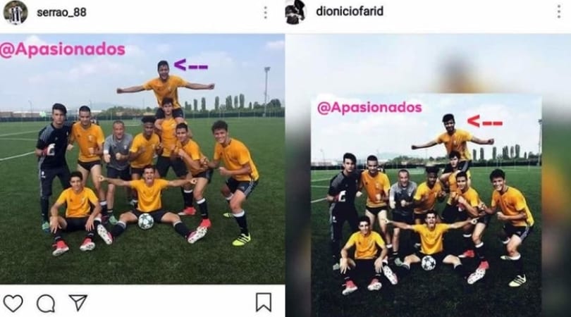 Dionicio Farid, il falso giocatore della Juventus