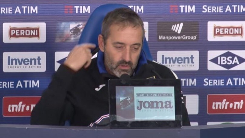 Giampaolo: "E' una sconfitta che ci fa riflettere"