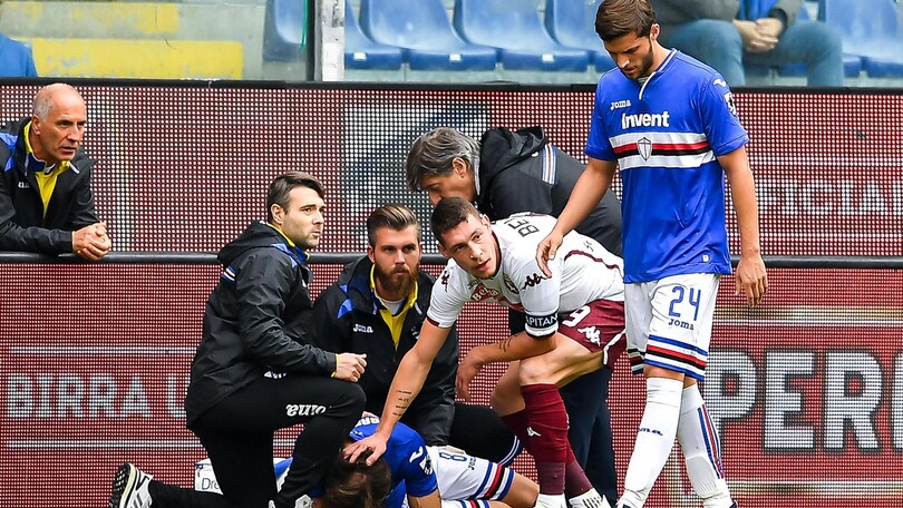 Serie A Sampdoria, Barreto: problema muscolare da valutare