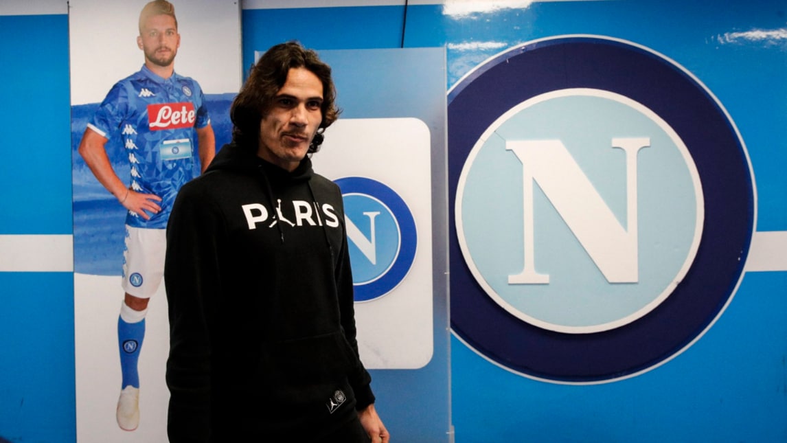 Cavani e l'emozione del ritorno al San Paolo