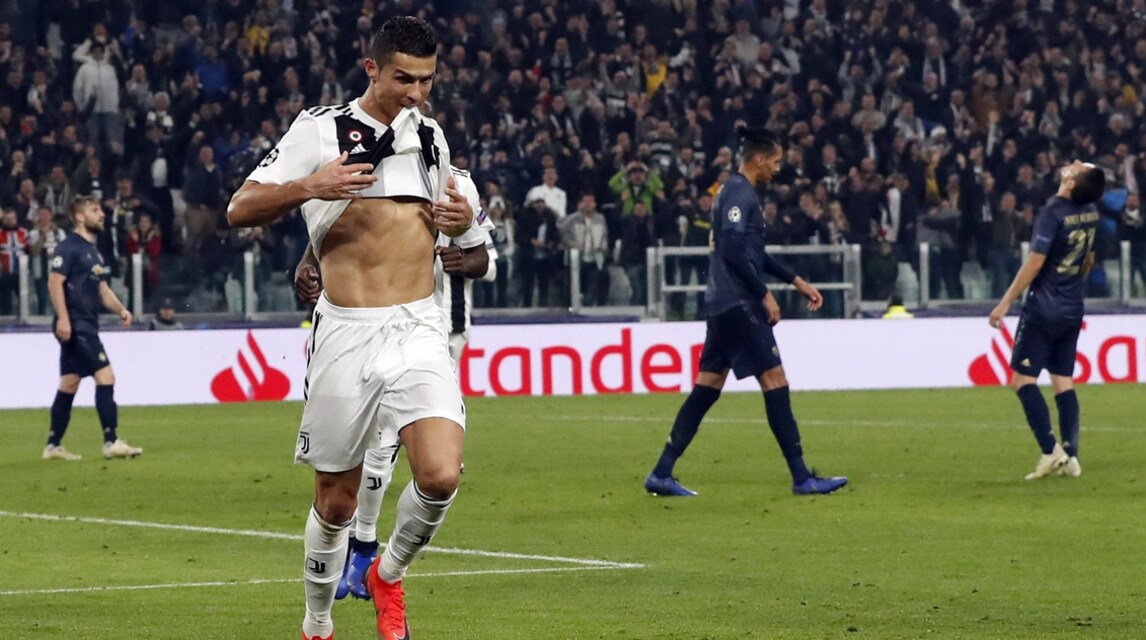 Juventus-Manchester United, gol pazzesco di Ronaldo ma non basta