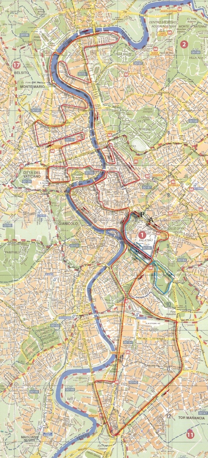 XXV Maratona Internazionale di Roma: Colosseo protagonista