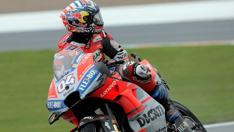 MotoGp Valencia, Dovizioso: «Favolosa la prima fila»
