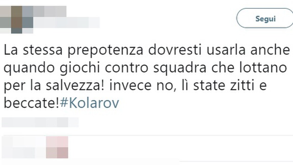 Kolarov: «I tifosi capiscono poco di calcio». È bufera sui social