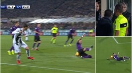 Fiorentina-Juventus: i bianconeri chiedono il rigore, Orsato e il Var lasciano correre