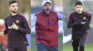 Roma, facce dal ritiro di Trigoria: Pastore e Perotti pronti per la Champions