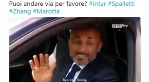 Inter fuori, sui social impazza l'hashtag #Spallettiout