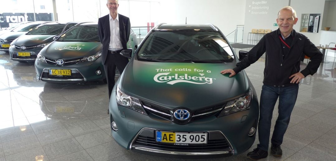 Carlsberg rinnova la flotta con Full Hybrid Electric di Toyota