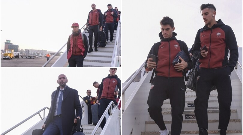 La Roma arriva a Parma: c'è Pellegrini