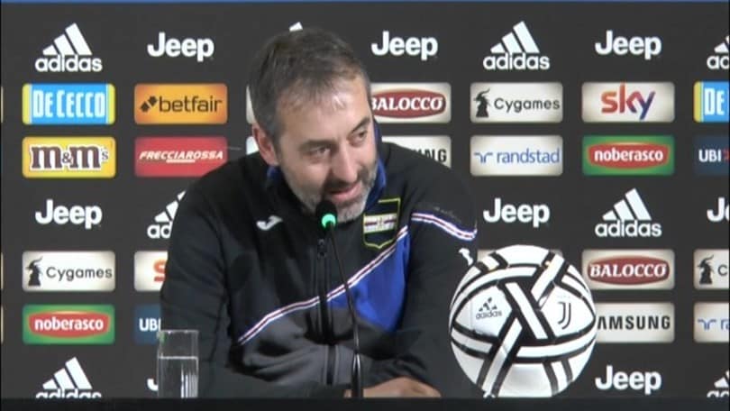 Giampaolo scherza: "La Juve in casa ogni tanto puo' pareggiare.."