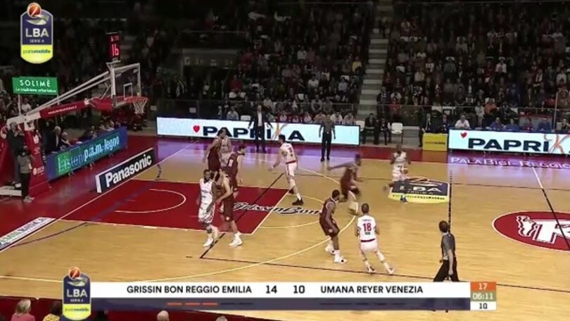 Grissin Bon Reggio Emilia-Umana Reyer Venezia 82-74