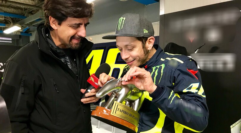 MotoGP, nessuna vittoria nel 2018: Tapiro d'Oro a Rossi MotoGP, nessuna vittoria nel 2018: Tapiro d'Oro a Rossi