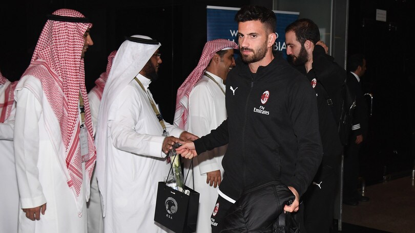 Supercoppa italiana, il Milan è arrivato in Arabia Saudita