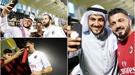 Il Milan sorride prima della Juve: scatti e autografi