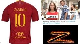 Roma, i tifosi esaltano Zaniolo: «Dategli la maglia numero 10»