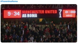 Firenze come Manchester: Roma umiliata anche sui social