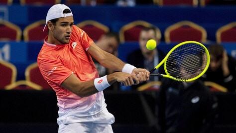 Tennis: ottimo Berrettini a Marsiglia, a Rio fuori Fognini, Cecchinato e Sonego