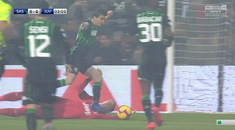 Moviola serie A, Sassuolo-Juve: Szczesny-Djuricic, era rigore