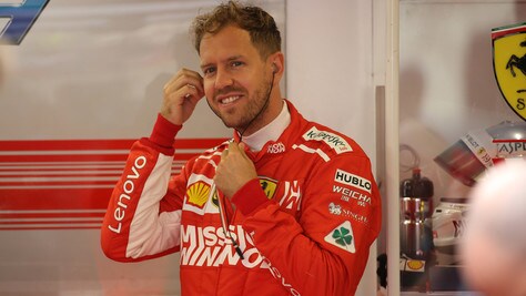F1 Ferrari, Vettel: «Siamo sulla strada giusta, non vedo l'ora»