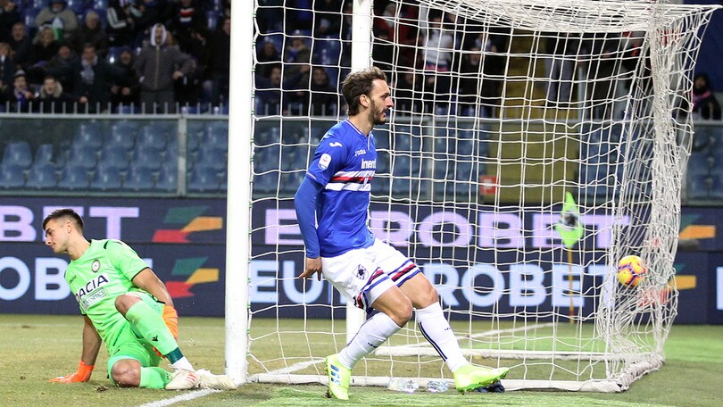Serie A Sampdoria, Gabbiadini è l'anti Cagliari
