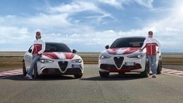 Ecco le foto della Stelvio e della Giulia Quadrifoglio Alfa Romeo Racing