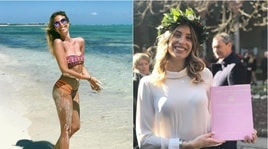 Valentina Allegri, festa di laurea da single