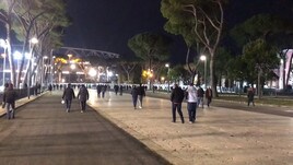 Derby, la situazione all’esterno dell’Olimpico