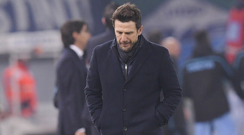 Derby Lazio-Roma, Di Francesco: «Risultato troppo pesante, non pensavamo al Porto»