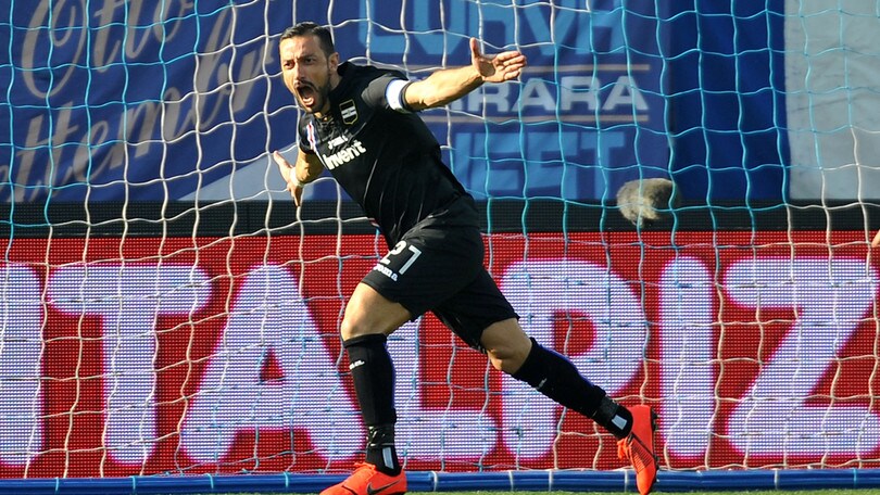 Serie A Sampdoria, test sul campo per Quagliarella