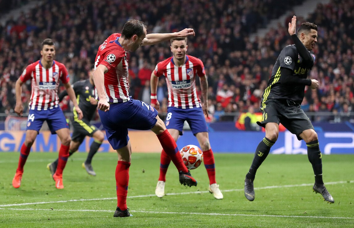 Juve-Atletico Madrid, si ferma Godin: è in dubbio per Torino