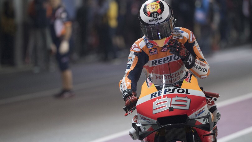 MotoGp Qatar, Lorenzo: «Qualifiche sfortunate, gara di sopravvivenza»