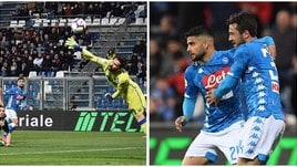Insigne salva il Napoli nel finale