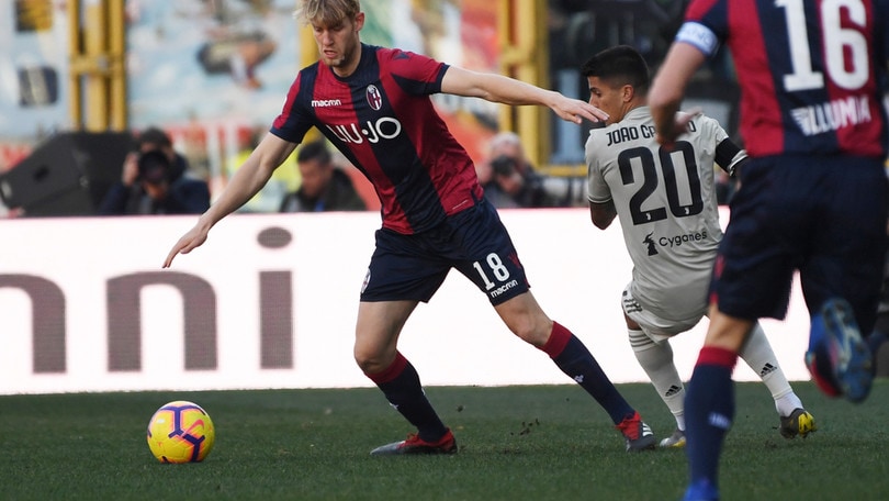 Serie A Bologna, si ferma Helander: distorsione alla caviglia sinistra