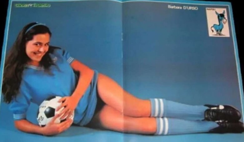 Barbara D'Urso, il Napoli e quella foto sul Guerino