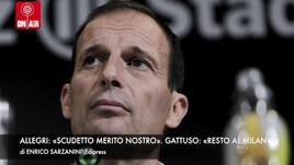 Allegri: «Scudetto merito della Juve». Gattuso: «Resto al Milan»