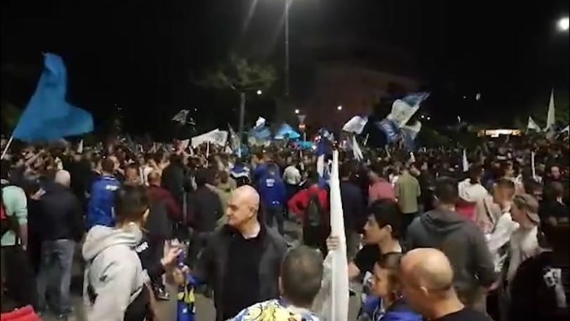Brescia: la gioia dei tifosi per la Promozione in Serie A