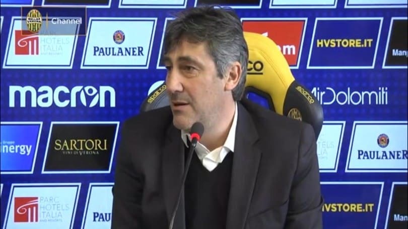 H.Verona, Aglietti si presenta: "Sono carico a molla"