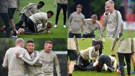 L’Ajax verso la finale: la squadra si diverte…placcando Ziyech