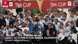 Lazio, la Coppa è tua. Rabbia Gasperini