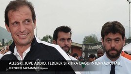 Allegri, Juve addio. Federer si ritira dagli Internazionali